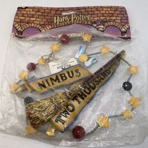 VTG Kurt Adler HARRY POTTER Nimbus Two Thousands Christmas Ornament Vintage NOS